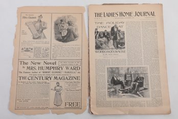 October & November 1895 Ladies Home Journal Magazines