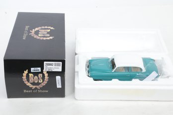 Opel Olympia 1/18 BoS Models Rekord Trkis/white 1953 Ohne Vitrine Diecast Model Cars