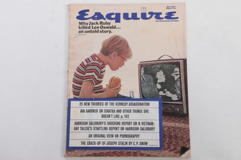 May 1967 Esquire Magazine - Kennedy Assassination, Jack Ruby Lee Oswald Killing