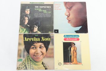 4 Album Superstar Group - Aretha Franklin - Supremes - Odetta - Ella Fitzgerald