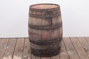 Vintage Whiskey/Wine Barrel ~ Approximately 25-30 Gallon