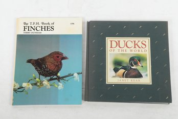 2 Books, The T.F.H. Book Of FINCHES & DUCKS OF THE WORLD