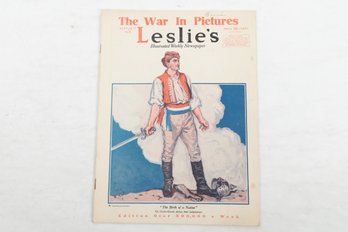 SEPT 28 Th 1918, Leslie's, The War In Pictures, 'The Birth Of A Nation' The Czecho-Slovaks Declare Their Indep
