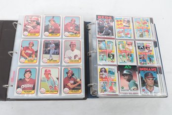 1981 Fleer  And 1986 Topps Baseball Card Set In Binders