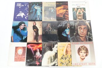 14 Album Group - Peter Paul And Mary - Barry Manilow - Olivia Newton- John - Judy Collins- Dolly Parton & More