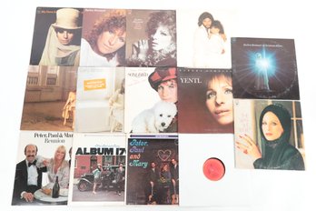 12 Album Group - Barbara Streisand - Carly Simon - Peter Paul And Mary