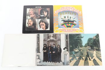 5 Beatles Albums - Magical Mystery Tour- White Album- Abbey Road- Let It Be- Hey Jude (The Beatles Again)