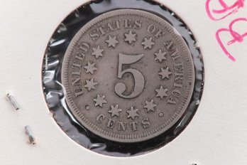 1868 Shield Nickel - From Private Collection