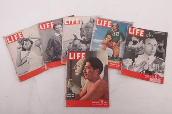 6 Misc. 1930-40 Issues Life Magazines - Duplicates