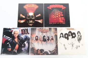Heavy Metal LP Group - Krokus & Angel - Billy Idol 45 RPM EP
