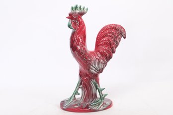 Vintage Royal Haeger R1762 Ceramic Art Pottery Rooster 20 Inches Tall