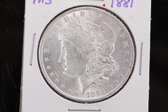 1881 Morgan Silver Dollar From Private Collection