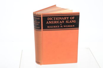 1930s  Dictionary Of American Slang