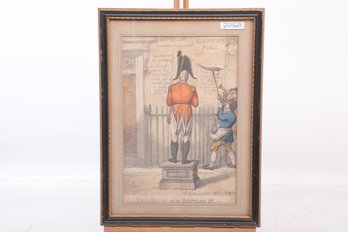 Early 19th Century Hand Colored Print