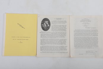 TESLA Scarce  Ephemera By T. E. Bearden & Others On Tesla & Electromagnetics