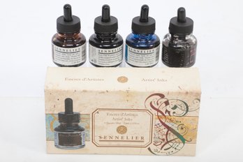 Contempory Set Sennelier Artist Inks Made In France