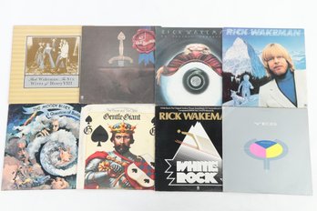 8 Album Prog Rock Group - Rick Wakeman - Yes - Moody Blues - Gentle Giant