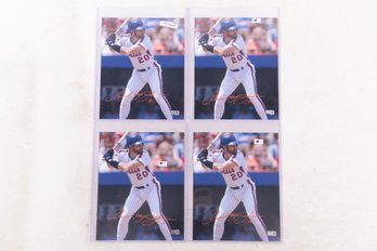 Lot Of 4 New York Mets Howard Johnson Signed 8 X 10 Photo With Steiner Cx