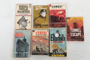 Vintage Paperbacks WWII Combat Etc