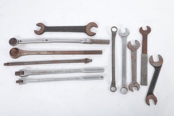 Group Of Large Wrenches