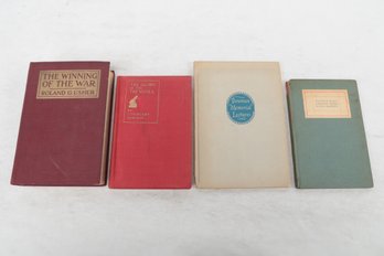 WWI Military 4 Books Including THE GLORY OF THE TRENCHES  1918