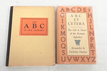 1942 THE ABC OF OUR ALPHABET & ABC Et Cetera 2  Books