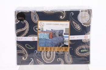 Superior Premium Cotton Twin Flannel Sheets, All Season 100  Cotton Flannel Bedding,