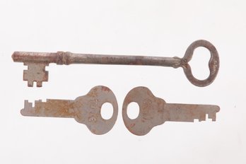 3 Various Antique Corbin Keys