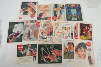 15  1940s Contemporary Coca Cola Magazine Advertising