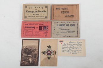 Total 70 WWI Vintage / Souvenir Post Cards Some In 'book' Format