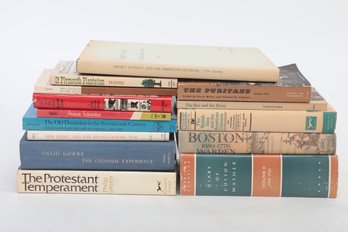 Scholarly Books On Colonial American Subjects, Including Boston, Virginia, Cotton Mather, Etc.