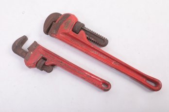 Ridged Pipe Wrench Lot