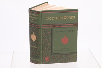 GOETHE'S WORKS , BEAUTIFULLY EMBOSSED COVER & SPINE