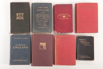 Grouping Late 1800 Early 1900 European Travel Guides