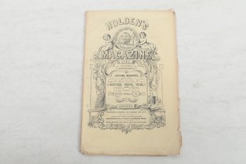 January 1851 Holdens Magazine