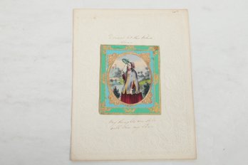 Original Early Victorian ValentInes Card