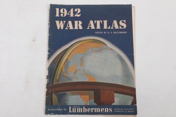 1940 War Atlas Published By Lumbermen's Insurance