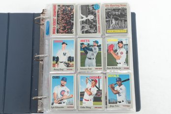 Large Binder Over 900 Cards - Some From 1970s- Stars/near Stars Topps Heritage 2019- Most 1990s