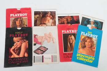 6 Vintage Playboy Calendars