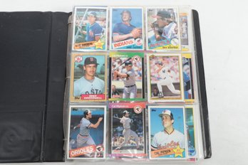 Baseball Card Binder - 390 Cards All-Stars- HOFers- Ripken- Schmidt- Mid-1970s- 1980s Topps-Donruss