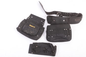 Pre-Owned Watts Tool Utility Belt W/3 Specialty Pouches