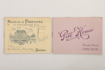 Early 1900's Maison De La Forestine Candies Catalog & Price List & 'Pitt' House, Lyme Regis, Dorset, England