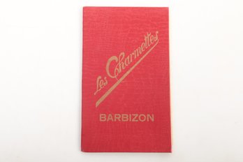 Circa 1909 Les Charmettes Map Of Barbizon France