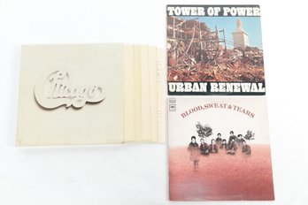 6 LP Collection Featuring Awesome Chicago Early Box Set - Tower Of Power - Blood Sweat & Tears