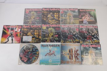 Lot Of 12 Iron Maiden Lp Records