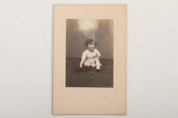 Early 1900 Studio Cabinet Photographic With 'Spirit Smoke'