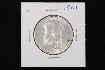 1961 Franklin Half Dollar - Labeled MS