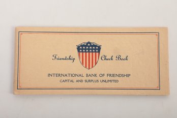 WWI 'Friendship Check Book' Postcards
