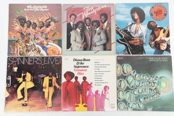 6 Albums R&B - Motown - Diana Ross & The Supremes- Stylistics- The Spinners- The Four Tops- Brothers Johnson