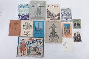 1930s Travel Ephemera Madame Tussauds, Guide To York, Belvoir Etc.